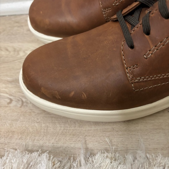 NWT Clarks Bradley Brown Leather Oxford Shoes Size 9 main image 6